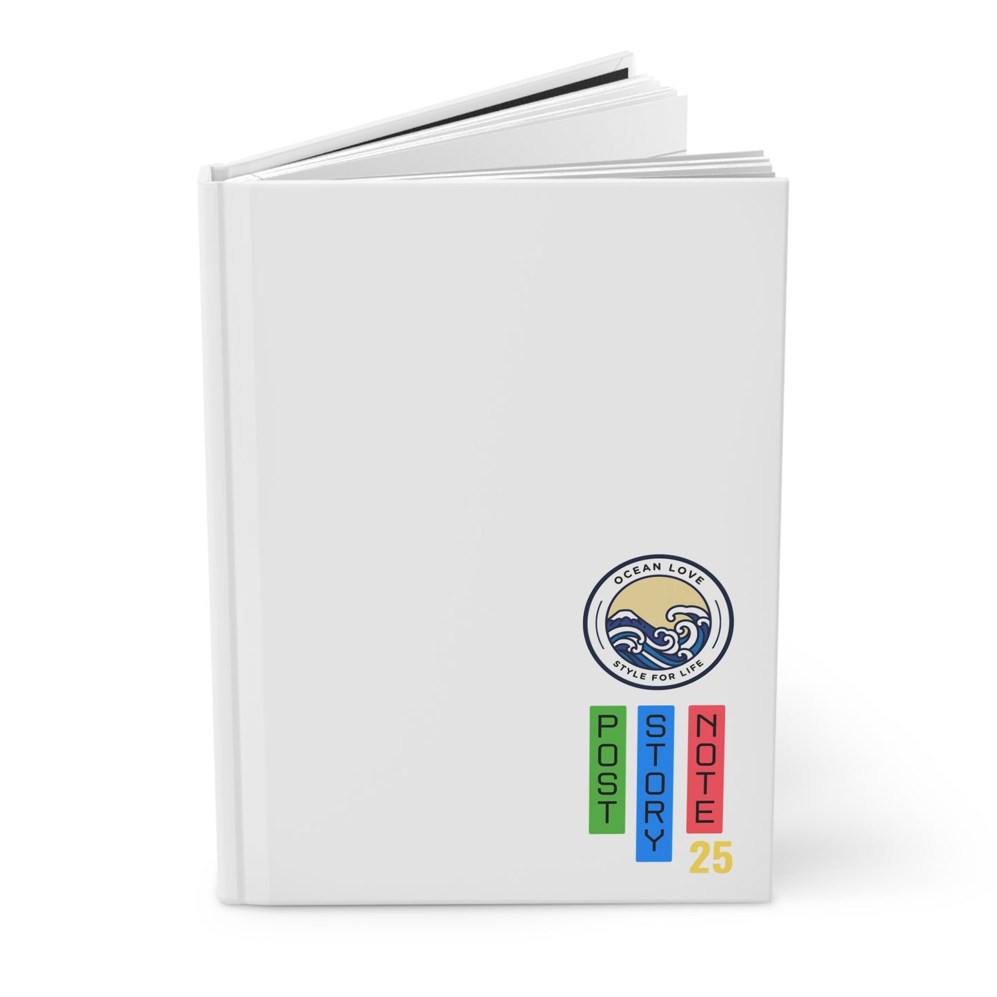 Ocean Love Hardcover Journal - Matte Finish for Travel Enthusiasts